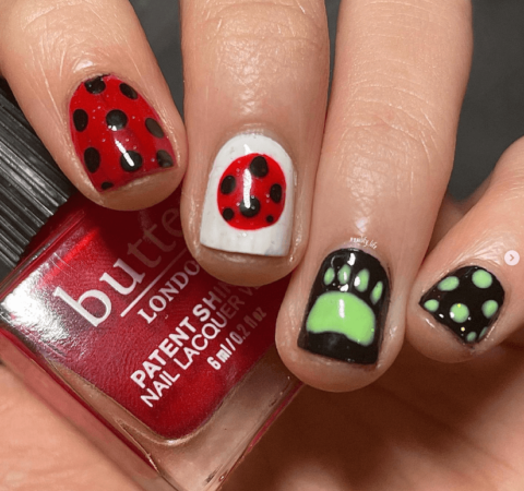 30 Miraculous Ladybug and Cat Noir Nail Designs