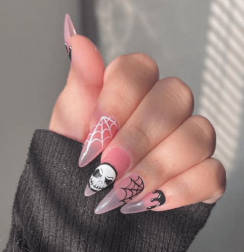 60 Spooky Nightmare Before Christmas Nails Designs