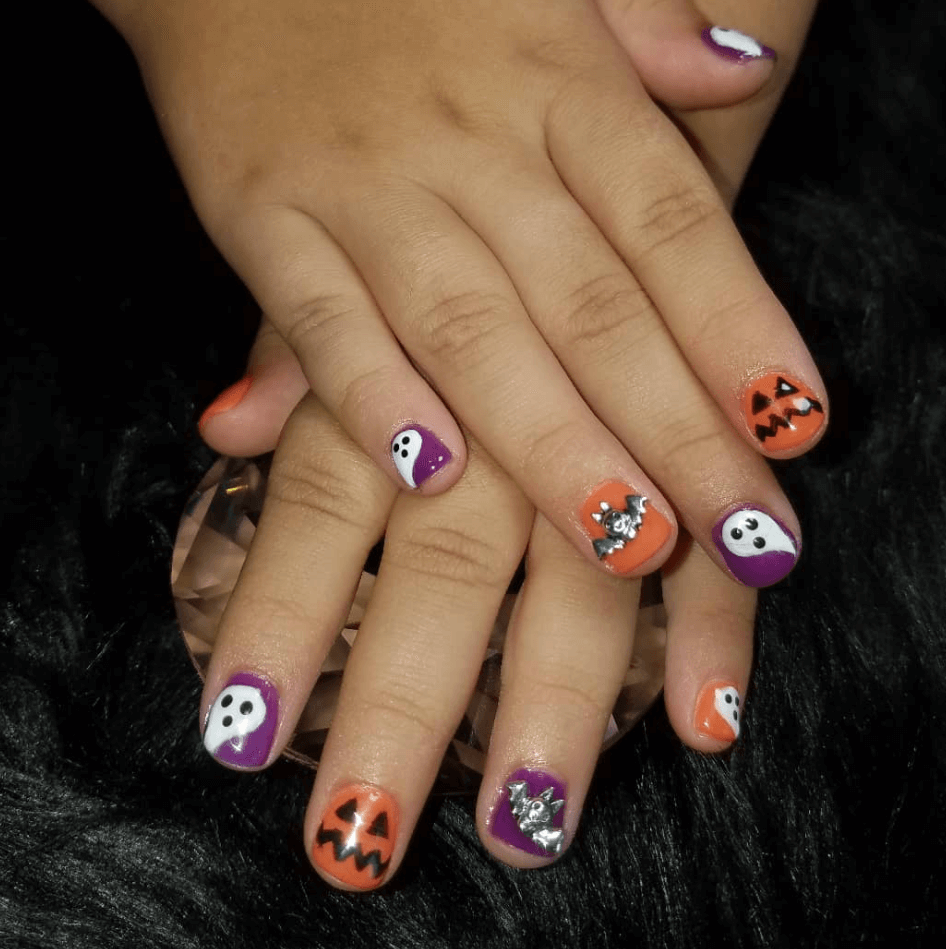 35 Halloween Nails For Kids Design Ideas