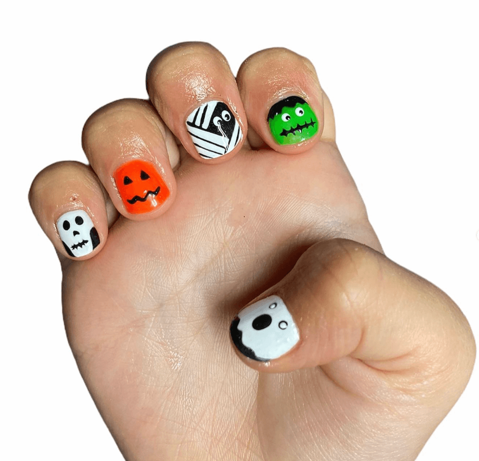35 Halloween Nails For Kids Design Ideas