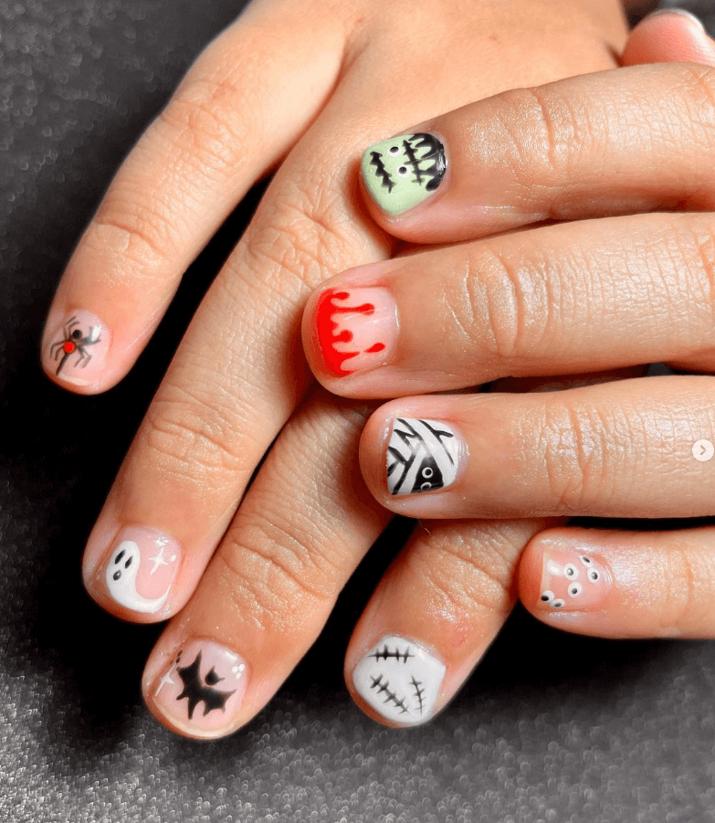 35 Halloween Nails For Kids Design Ideas
