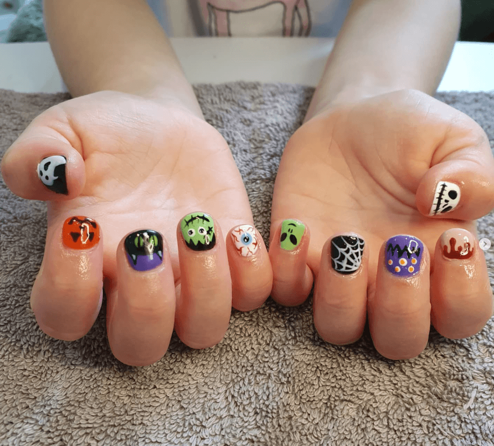 35 Halloween Nails For Kids Design Ideas